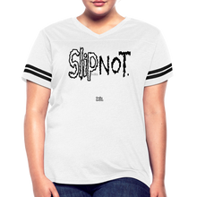 Load image into Gallery viewer, &quot;SlipNot&quot; Women’s Vintage Sport T-Shirt - white/black