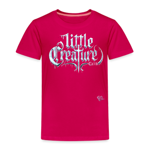 "Li'l Creature" Toddler Premium T-Shirt - dark pink