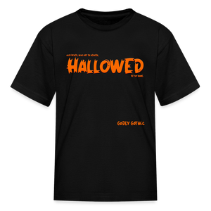 "Hallowed" Kids' T-Shirt - black