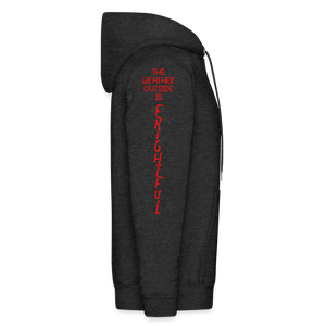 "End Times" Christmas Hoodie - Special Candy Cane Edition - charcoal grey