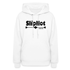 "SlipNot" Women's Hoodie - white