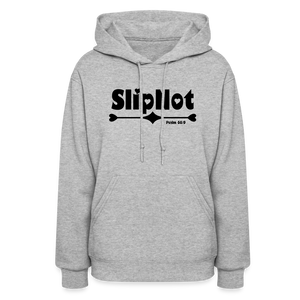 "SlipNot" Women's Hoodie - heather gray