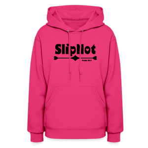 "SlipNot" Women's Hoodie - fuchsia