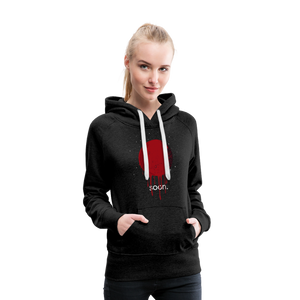 "Blood Moon" Women’s Premium Hoodie - charcoal grey