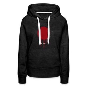 "Blood Moon" Women’s Premium Hoodie - charcoal grey