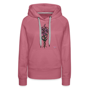 "Lily Among Thorns" Women’s Premium Hoodie - mauve