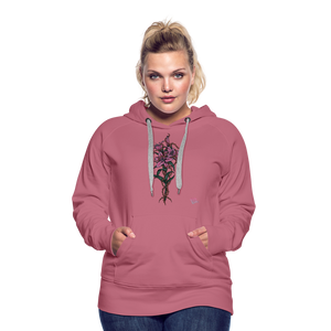 "Lily Among Thorns" Women’s Premium Hoodie - mauve