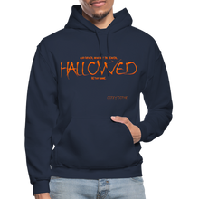 Load image into Gallery viewer, &quot;Hallowed&quot; Gildan Heavy Blend Adult Hoodie - navy