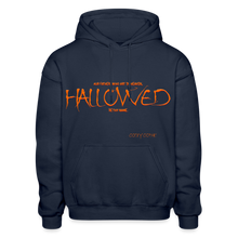 Load image into Gallery viewer, &quot;Hallowed&quot; Gildan Heavy Blend Adult Hoodie - navy