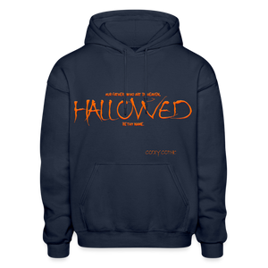 "Hallowed" Gildan Heavy Blend Adult Hoodie - navy