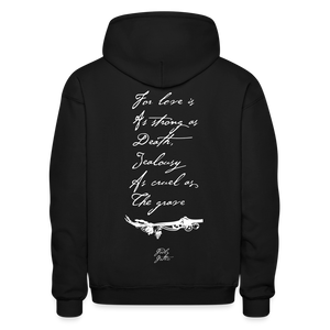 "Love & Jealousy" Gildan Heavy Blend Adult Hoodie - black