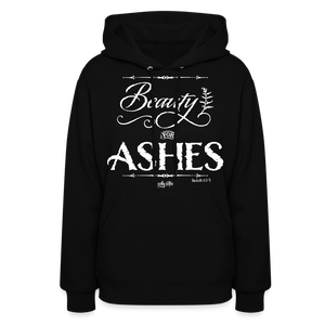 "Beauty for Ashes" Women's Hoodie - black