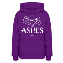 Load image into Gallery viewer, &quot;Beauty for Ashes&quot; Women&#39;s Hoodie - purple