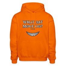 Load image into Gallery viewer, &quot;What Dat Mouf Do&quot; Gildan Heavy Blend Adult Hoodie - orange