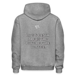 "What Dat Mouf Do" Gildan Heavy Blend Adult Hoodie - graphite heather