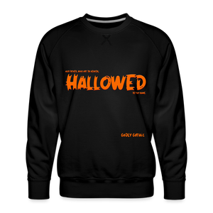 "Hallowed" Men’s Premium Sweatshirt - black