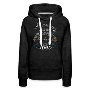 "When It Rains" Women’s Premium Hoodie - charcoal grey