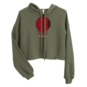 "Blood Moon" Crop Hoodie